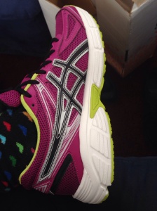 Here is a quick snap of my new trainers. 